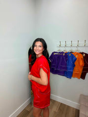 Scuba Contrast Stitch Game day Lounge Set