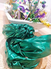 Metallic knot headband