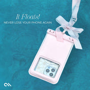 Ballet Pink Bow Waterproof Floating Pouch