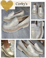 Corky's Boost Loafers - Gold Metallic