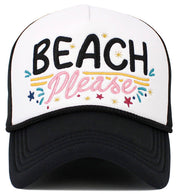 Beach Please Vintage Baseball Cap