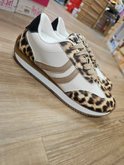 KICKOFF- Leopard Combo Sneaker