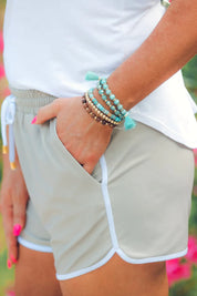 All Natural Drawstring Shorts