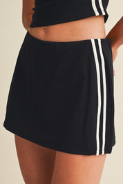 Sideline Stripe A-line Skort