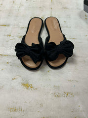 NOTION-Black Bow Sandal
