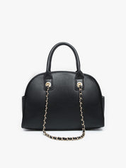 Beth Dome Satchel - Black