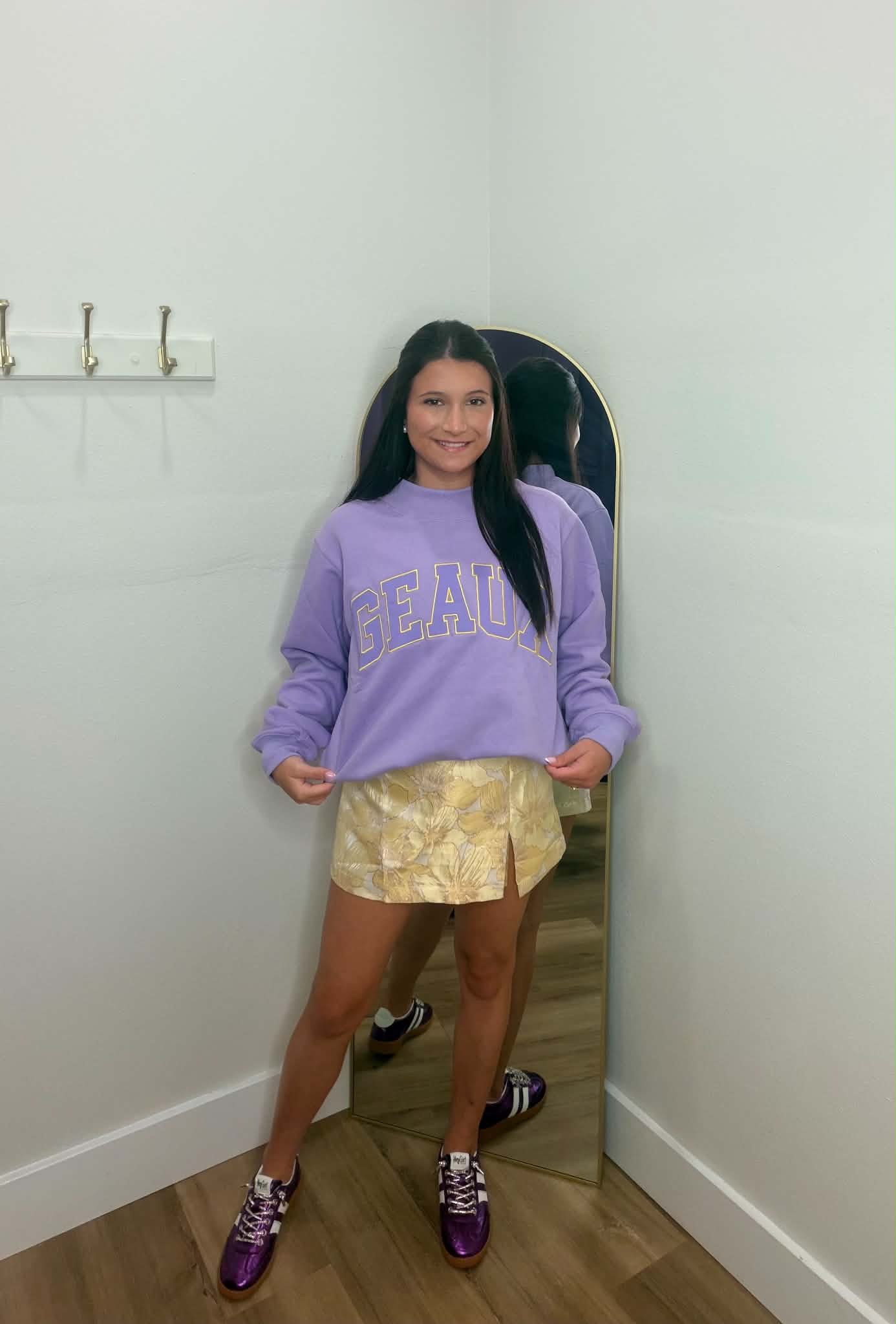 GEAUX Varsity Mockneck Sweatshirt