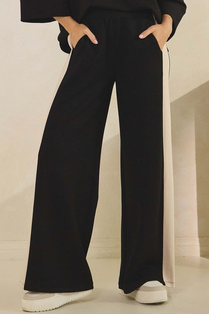 Ultra comfy Two Tone Wide Leg Pant