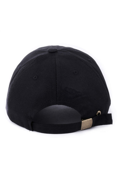 Embroidered City Cap - Black New York