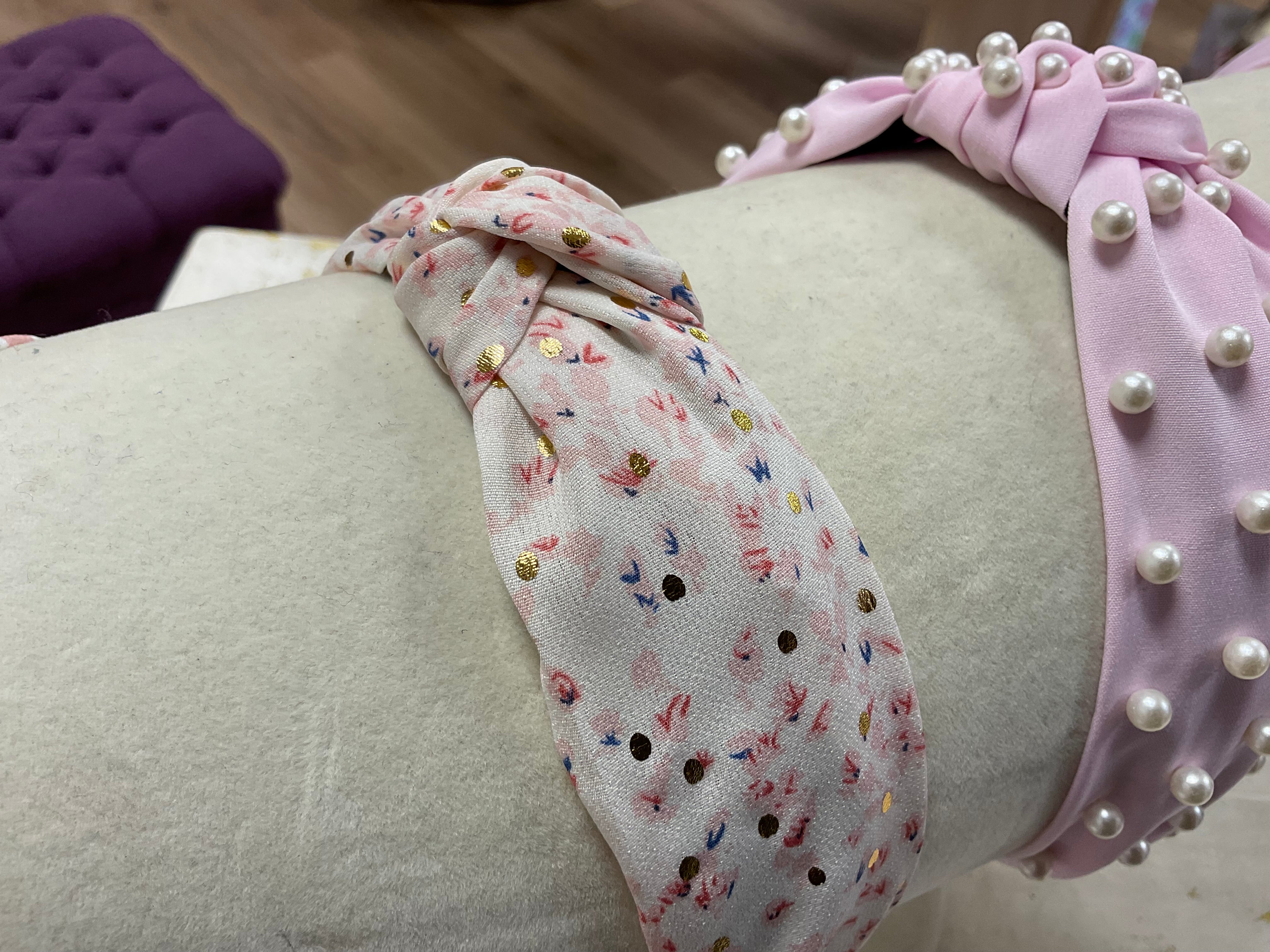 Ballerina Pink Knotted Headband