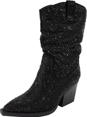 Kady Slouch Rhinestone Boot