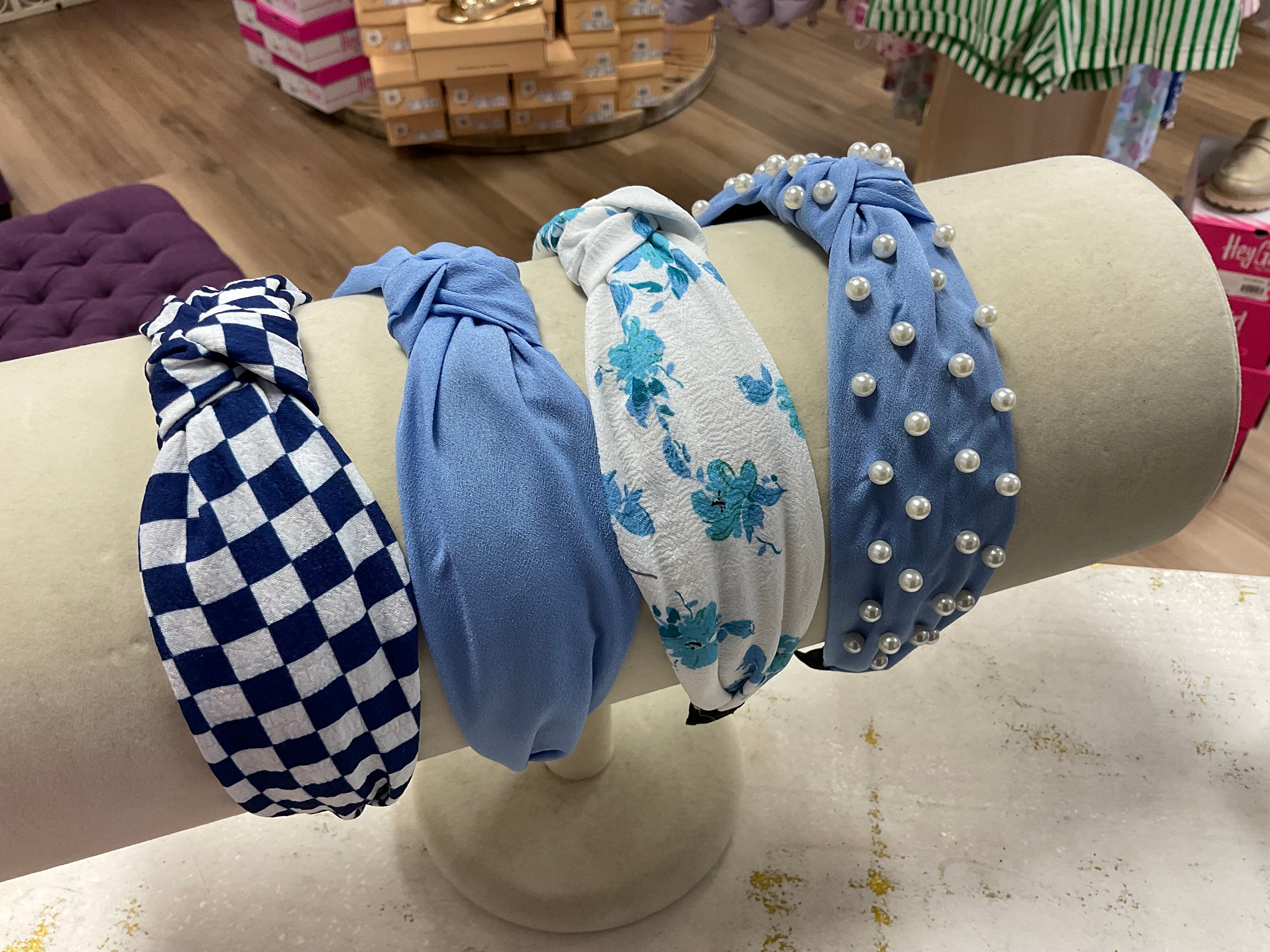 Feelin Blue Knot Headbands
