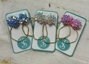 Taylor Shaye-Iridescent Flower Hoops
