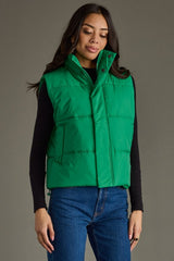 Classic Green Puffer Vest