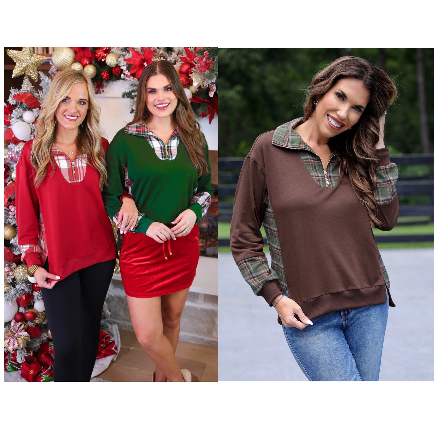 Juniper Plaid Pullover