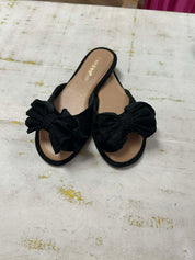 NOTION-Black Bow Sandal