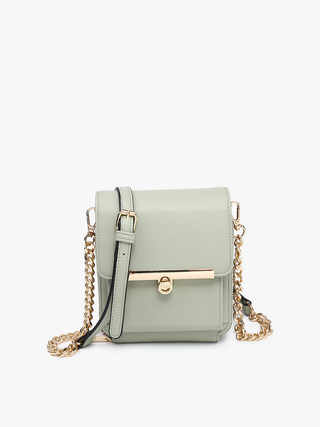 Odette Square Crossbody - SAGE