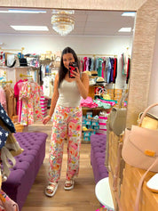 Botanical Petals- Wide Leg Pant