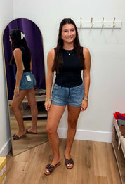 Reversible High/Low Neckline Seamless Tank