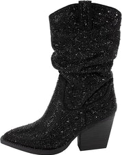 Kady Slouch Rhinestone Boot