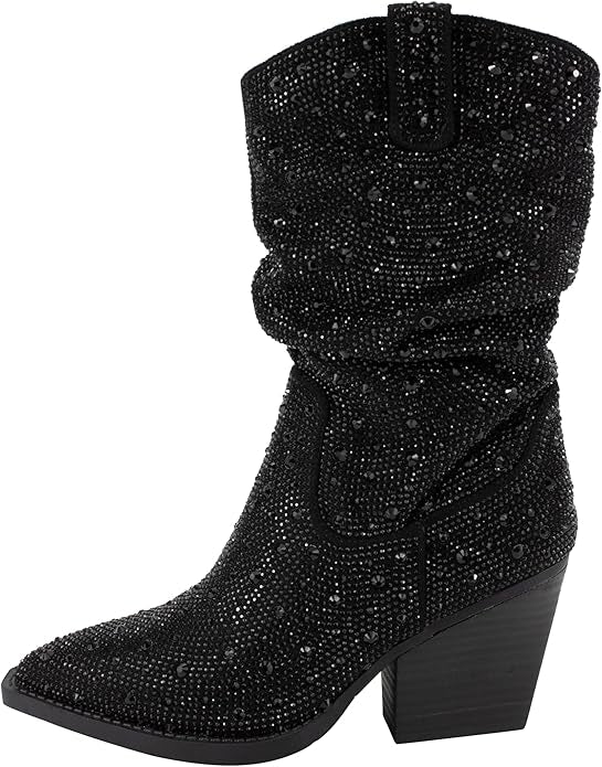 Kady Slouch Rhinestone Boot