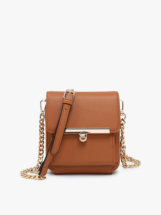 Odette Square Crossbody - BROWN