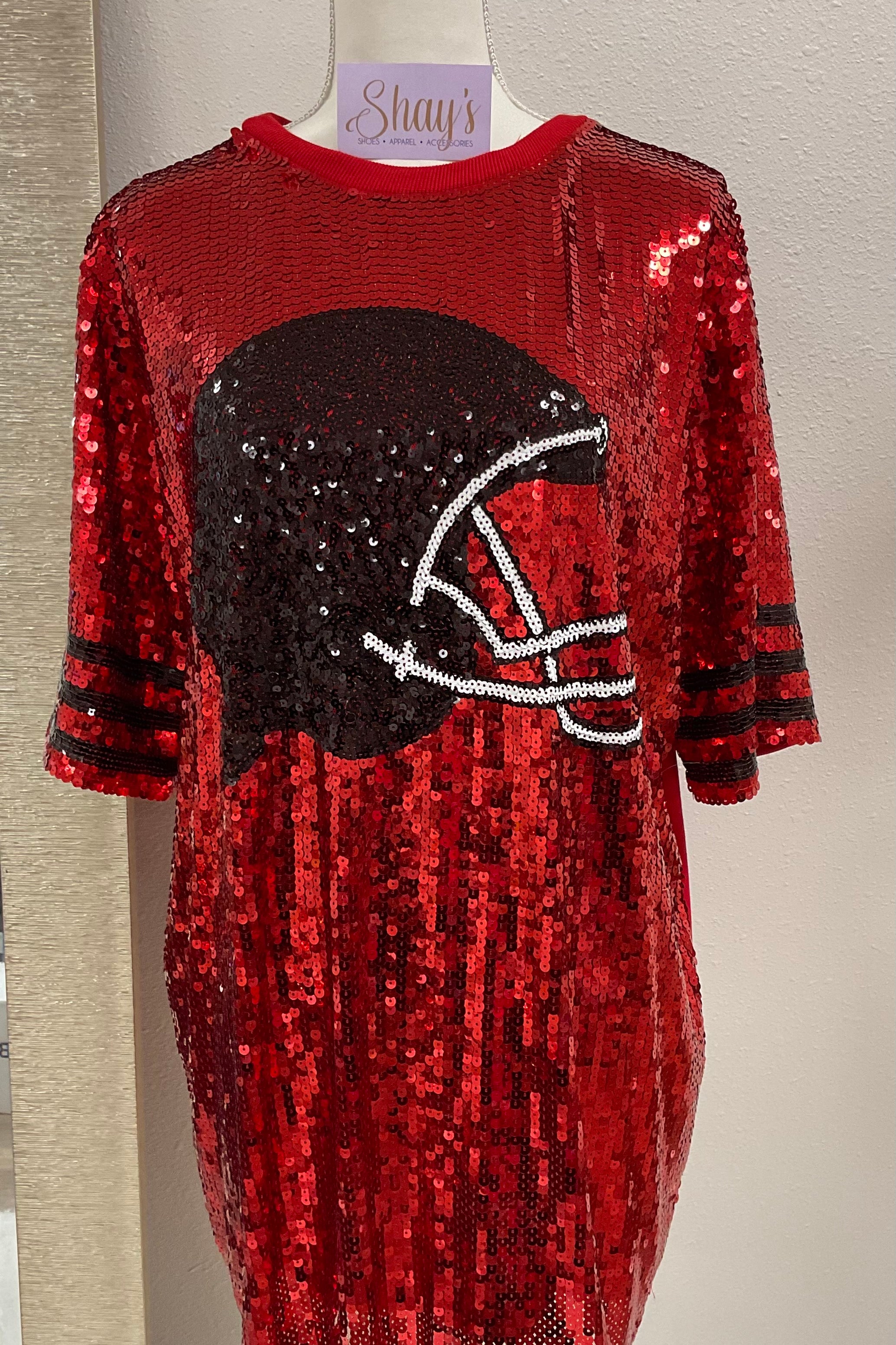 Sequin Helmet T-shirt Tunic
