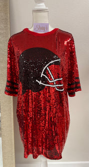 Sequin Helmet T-shirt Tunic