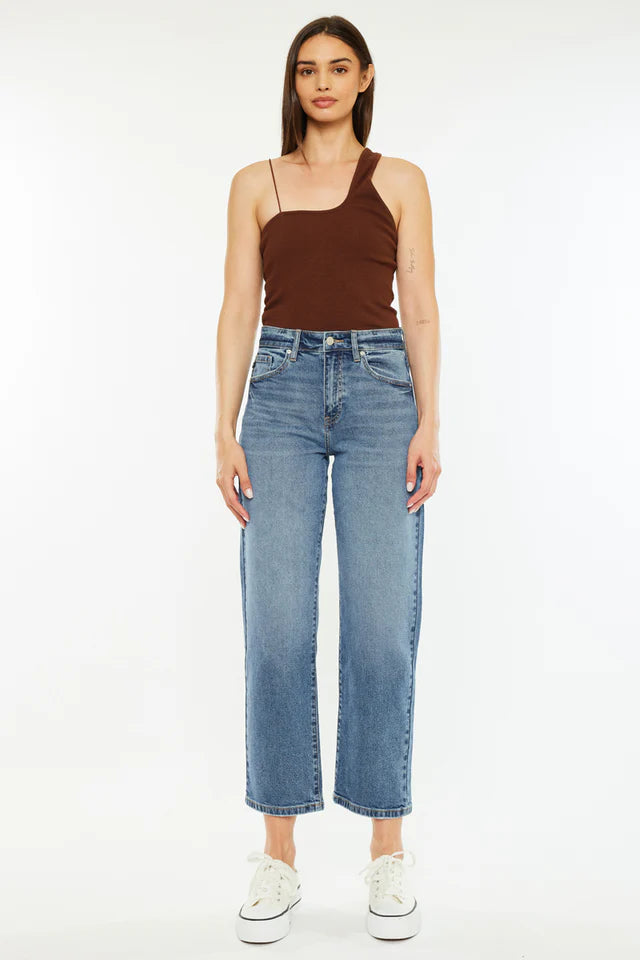 Jordana High Rise True Straight Jeans