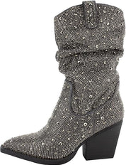 Kady Slouch Rhinestone Boot