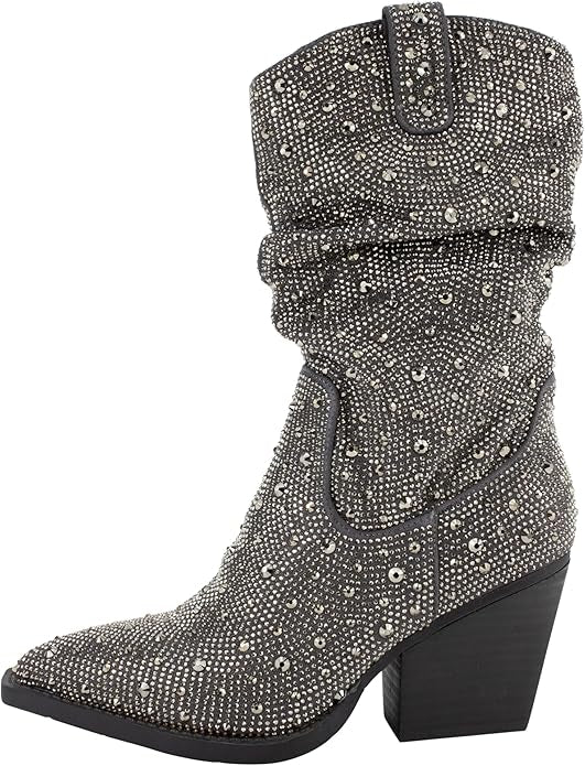 Kady Slouch Rhinestone Boot