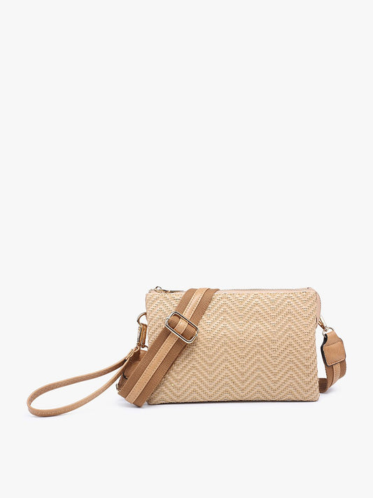 Izzy Tweed Crossbody - Camel