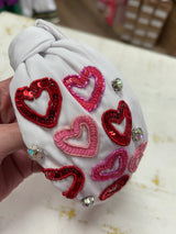 Hearts Knot Headband