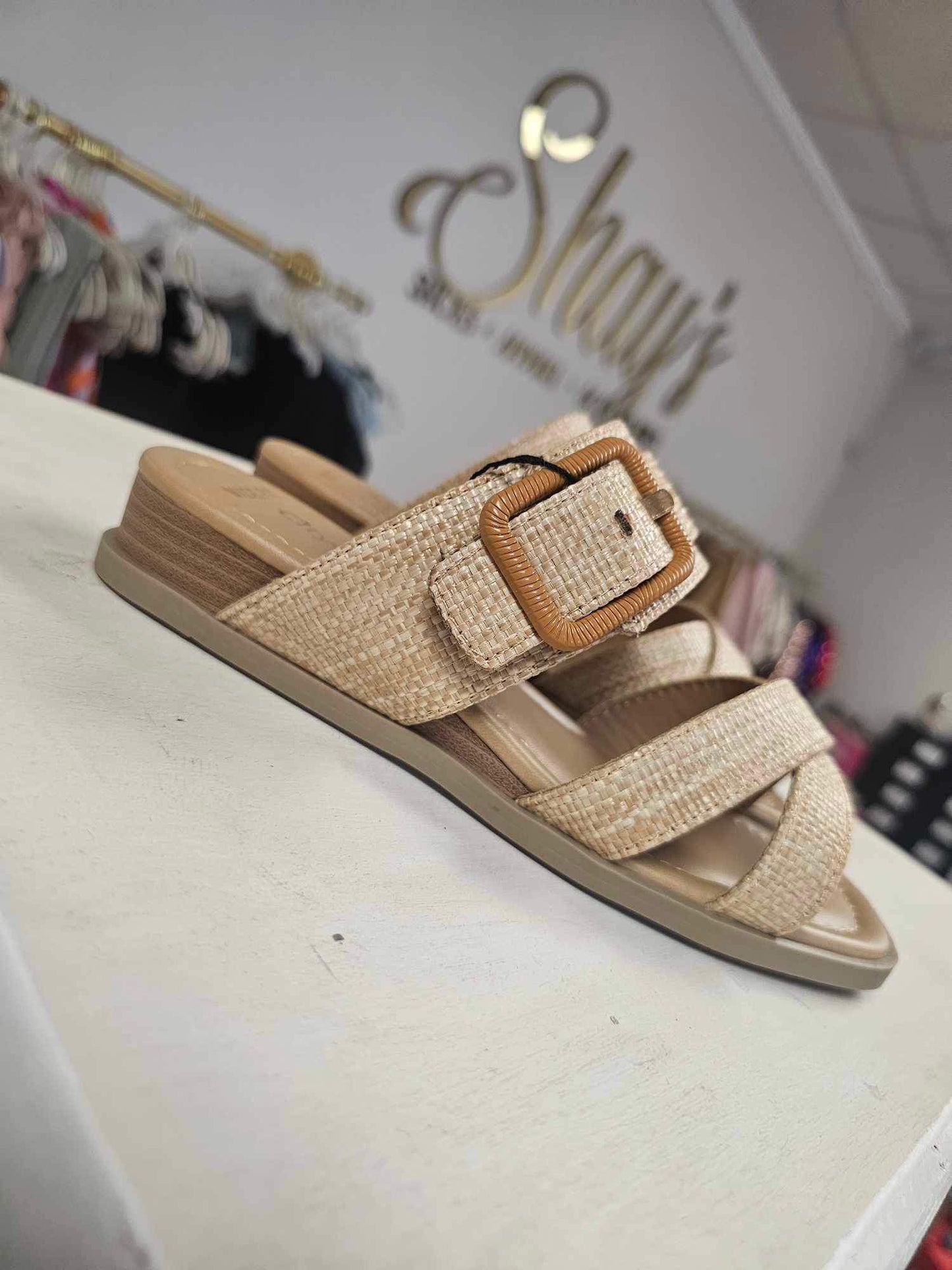 Cabin Natural Raffia Sandals