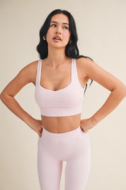 Picnic Contrast Thread Sports Bra