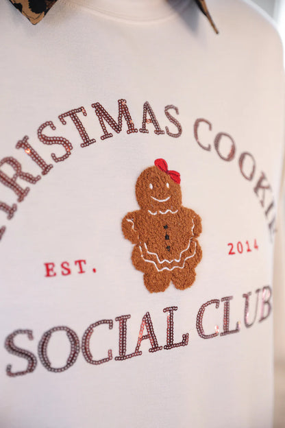 Christmas Cookie Social Club Luxe Pullover