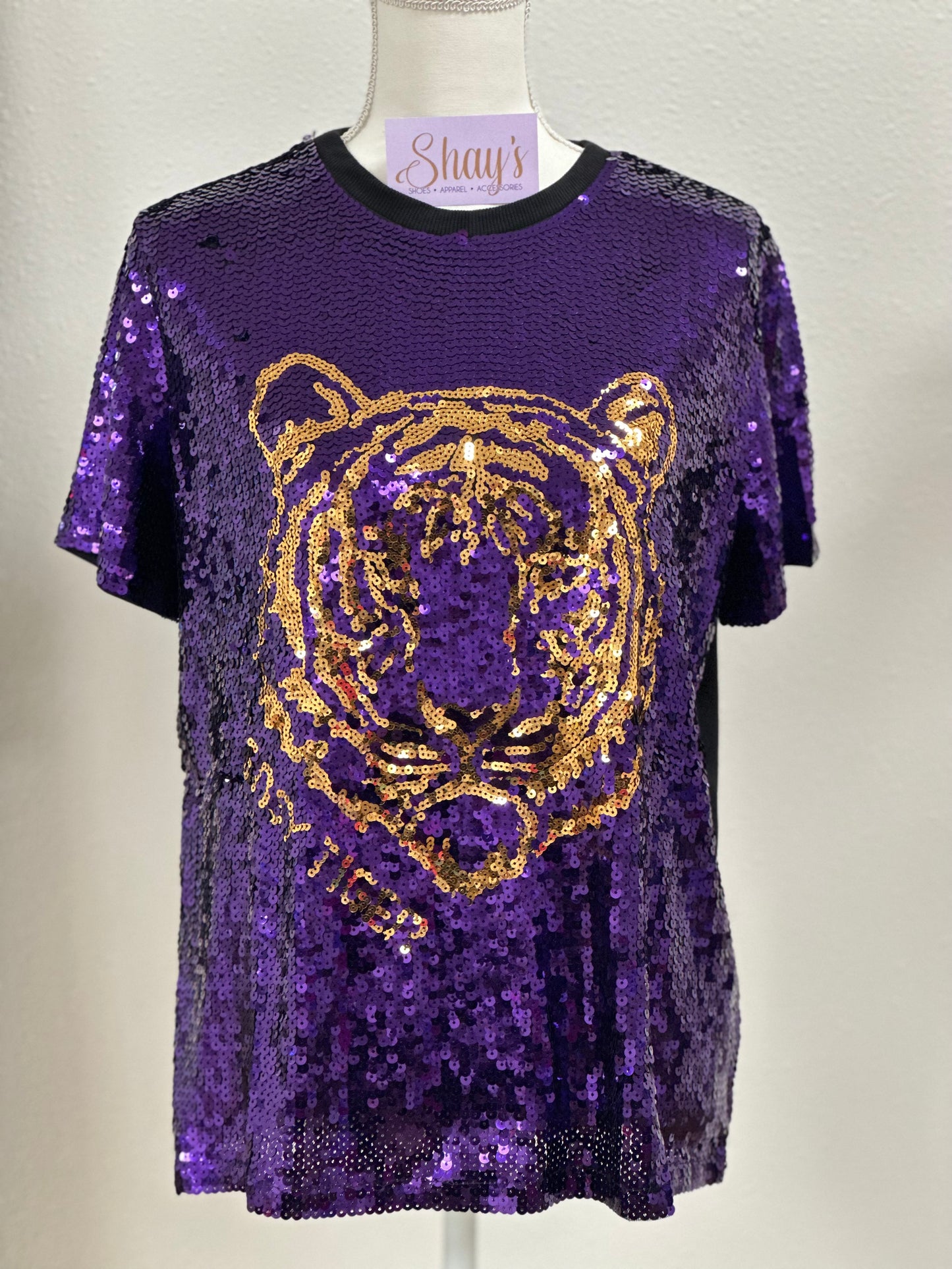 Sequin Easy Tiger T-Shirt