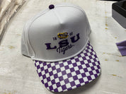 LSU ALBON CHECKERED HAT