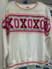 XOXOXO Chenille Patch Top