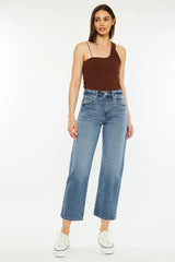 Jordana High Rise True Straight Jeans