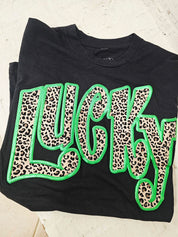 Leopard Lucky Green Puff Tee