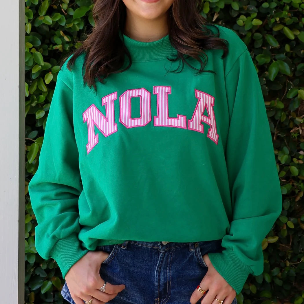 NOLA Mockneck Sweatshirt