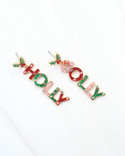 Deck the Halls Holly Jolly Earring Multi
