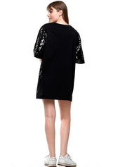 Sequin Game-day T-shirt Dress