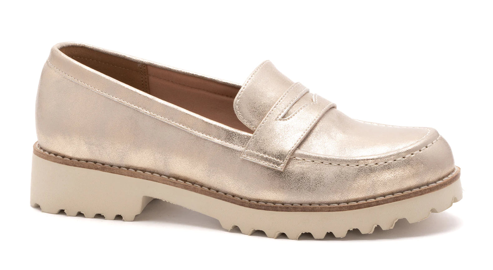 Corky's Boost Loafers - Gold Metallic