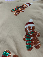 THE GINGERBREAD MAN- Fleece Pullover