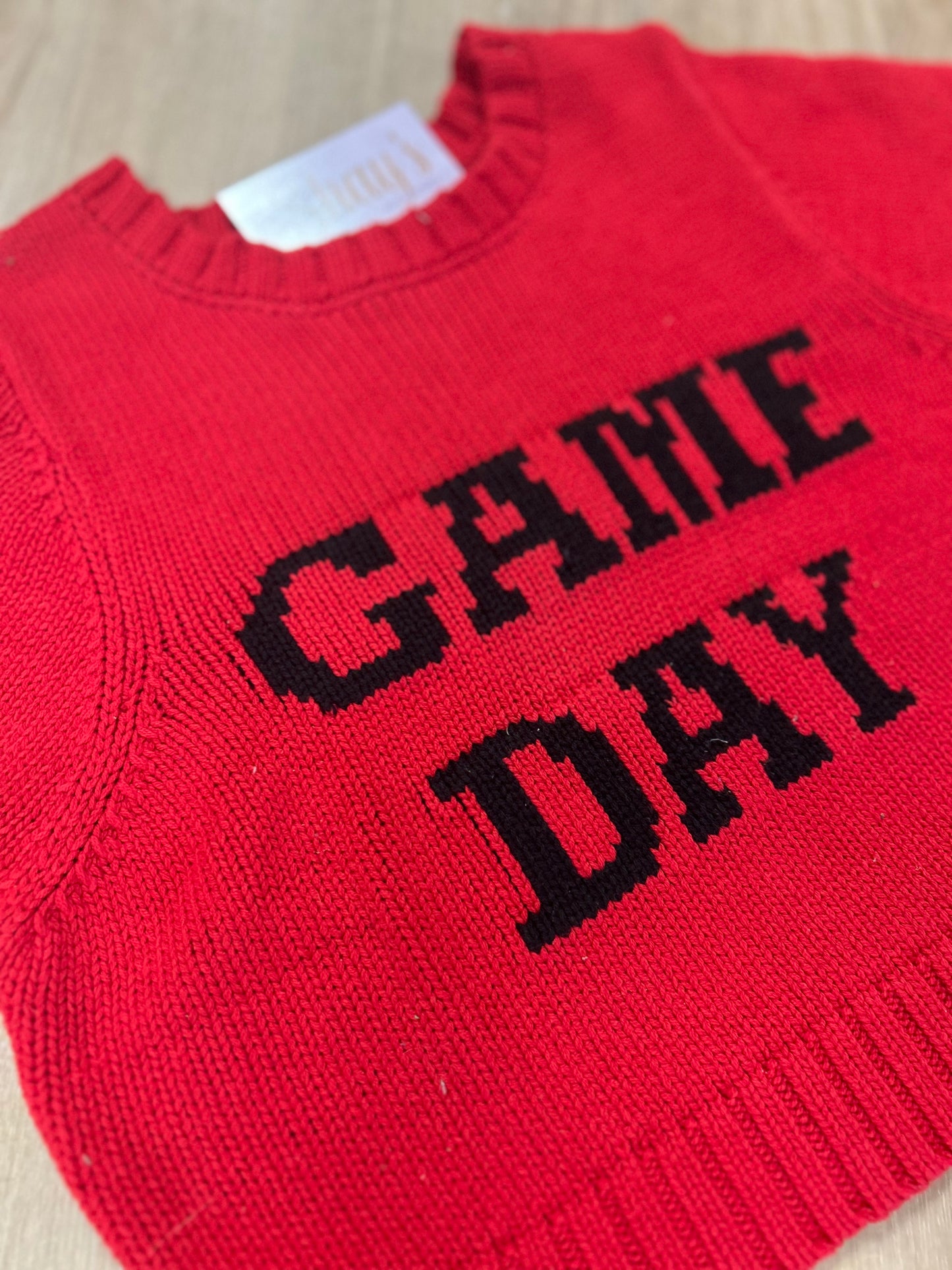 Game Day Cropped Sweater Top