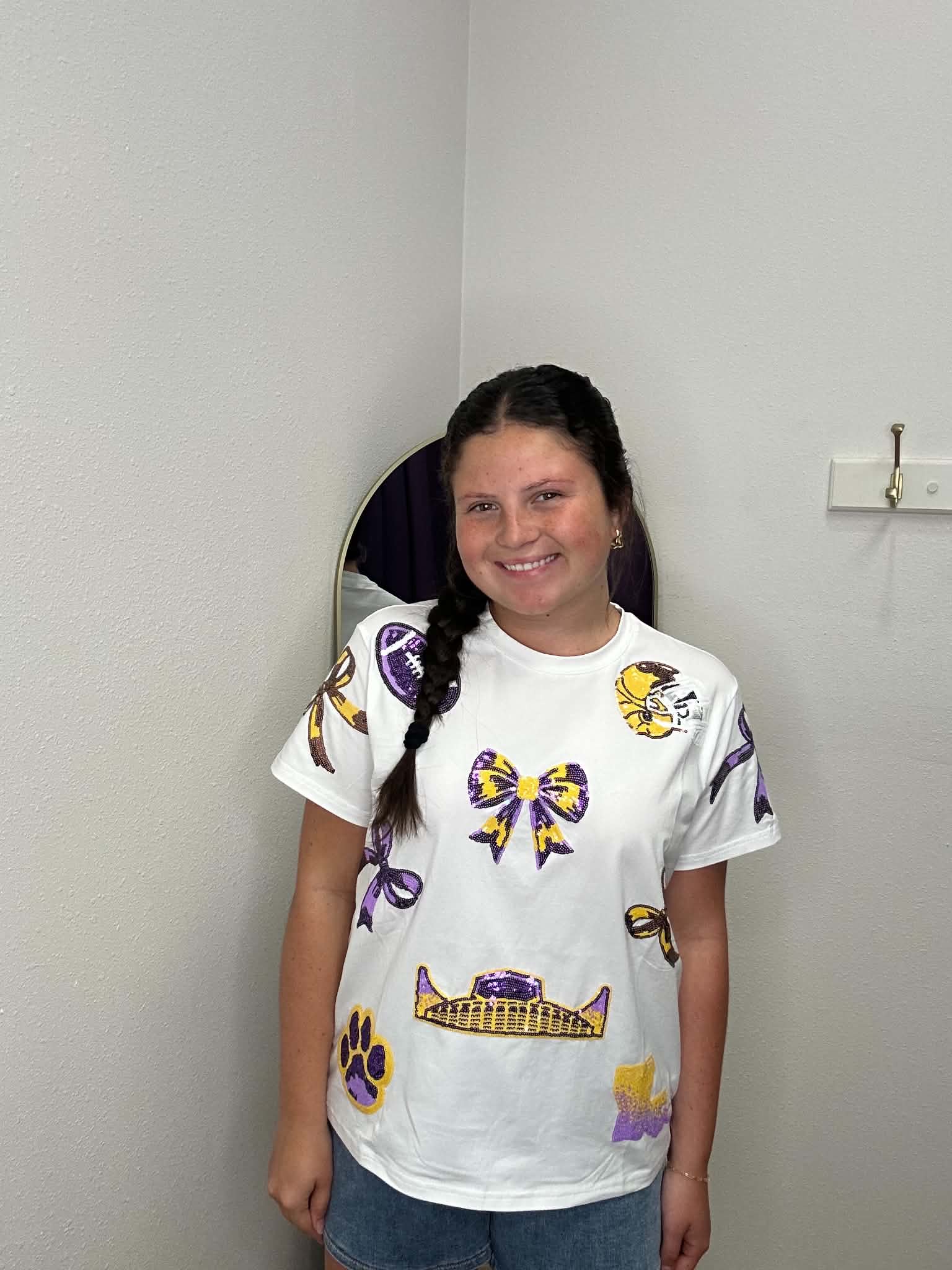Game Day Bowiful Sequin Shirt