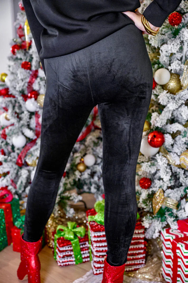 Valerie Velvet Leggings