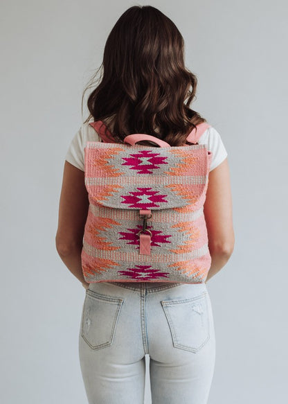 Woven Aztec Backpack